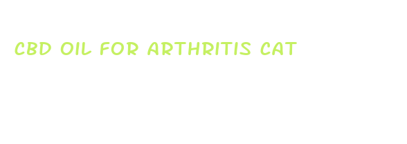 cbd oil for arthritis cat