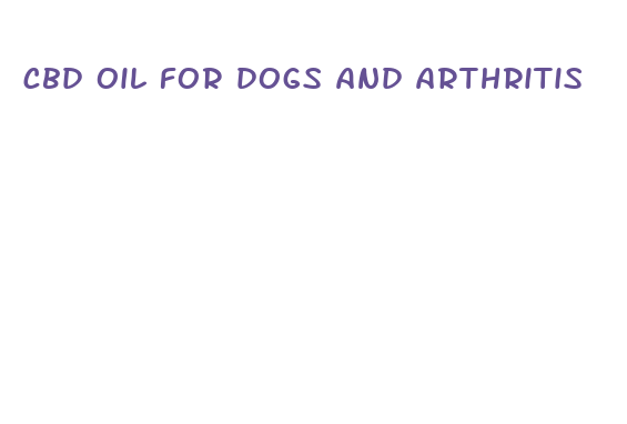 cbd oil for dogs and arthritis