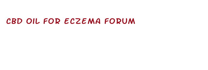 cbd oil for eczema forum