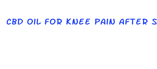 cbd oil for knee pain after surgery