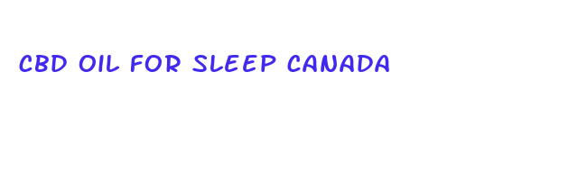 cbd oil for sleep canada