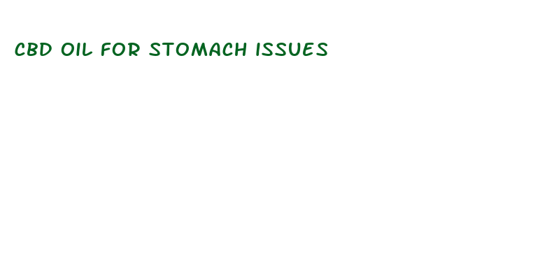 cbd oil for stomach issues