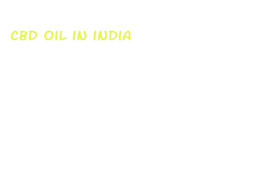 cbd oil in india