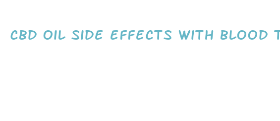 cbd oil side effects with blood thinners