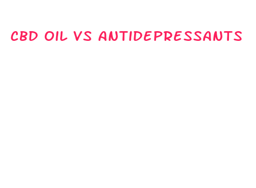 cbd oil vs antidepressants