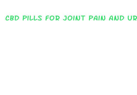 cbd pills for joint pain and urine screen