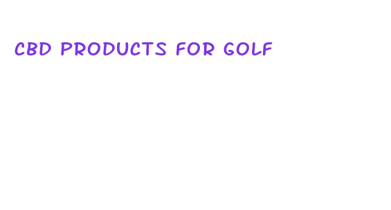 cbd products for golf