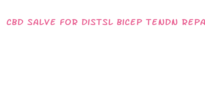 cbd salve for distsl bicep tendn repair