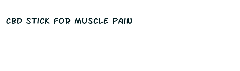 cbd stick for muscle pain