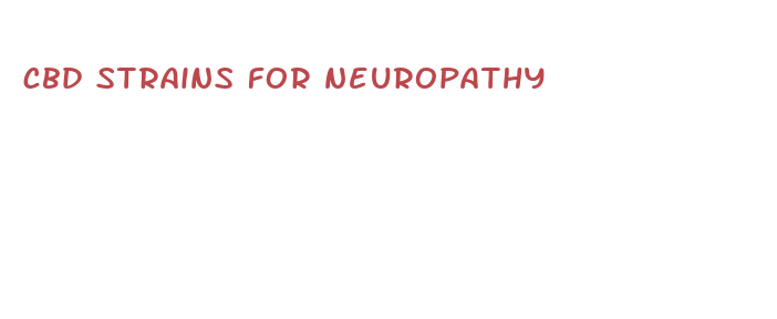 cbd strains for neuropathy