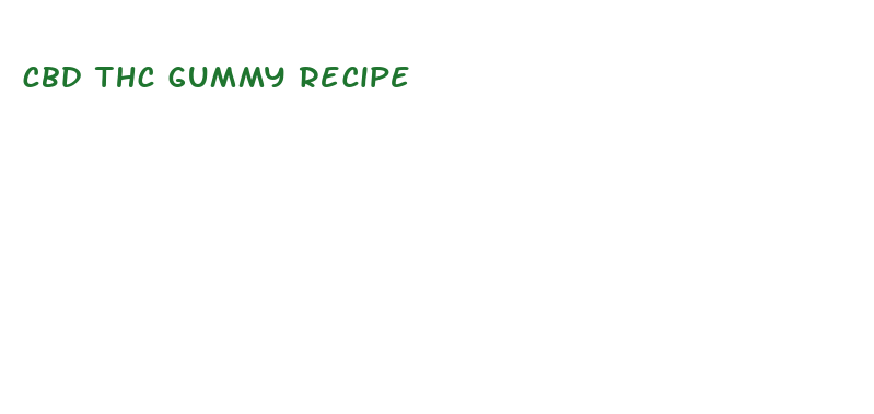 cbd thc gummy recipe