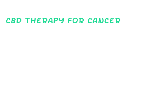 cbd therapy for cancer