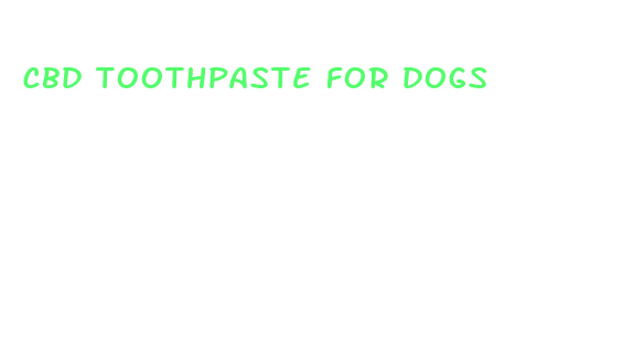 cbd toothpaste for dogs