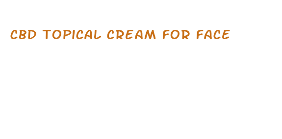 cbd topical cream for face