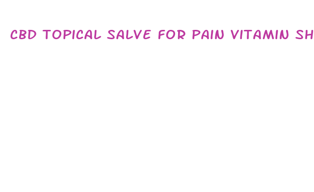 cbd topical salve for pain vitamin shoppe