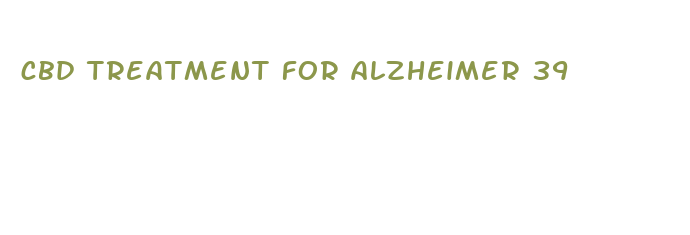 cbd treatment for alzheimer 39