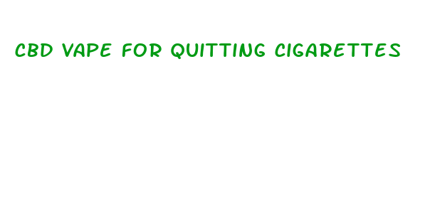 cbd vape for quitting cigarettes