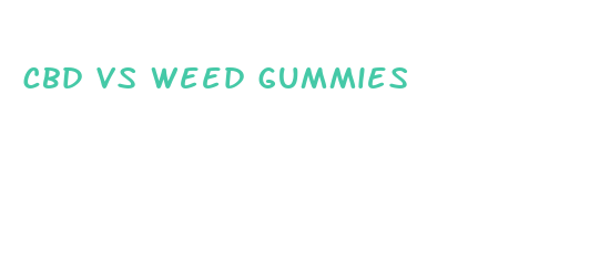 cbd vs weed gummies