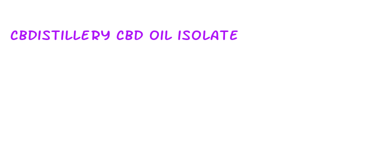 cbdistillery cbd oil isolate