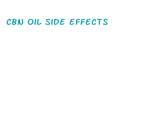 cbn oil side effects