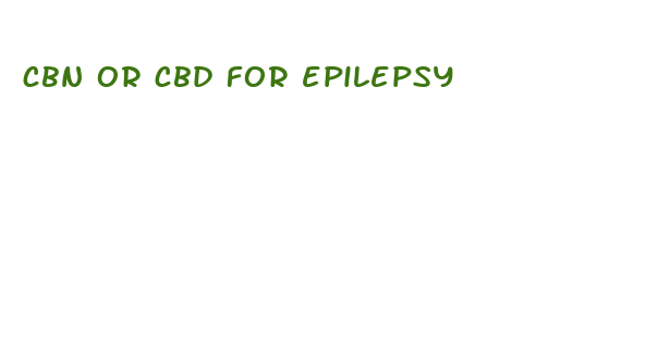 cbn or cbd for epilepsy