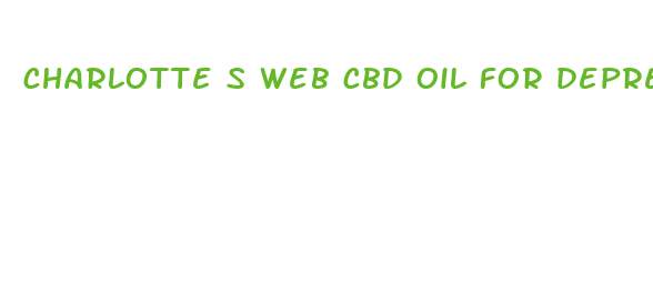 charlotte s web cbd oil for depression