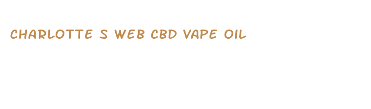 charlotte s web cbd vape oil