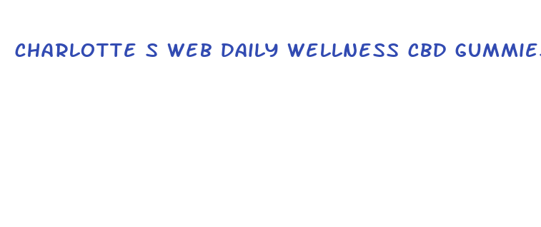 charlotte s web daily wellness cbd gummies 