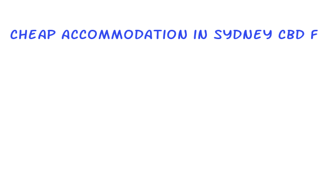 cheap accommodation in sydney cbd for families