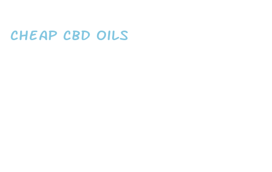 cheap cbd oils