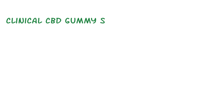 clinical cbd gummy s