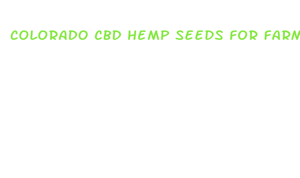 colorado cbd hemp seeds for farming