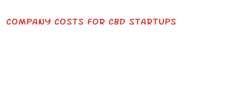 company costs for cbd startups