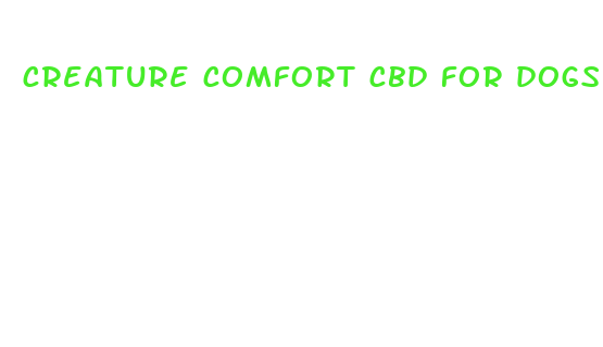 creature comfort cbd for dogs