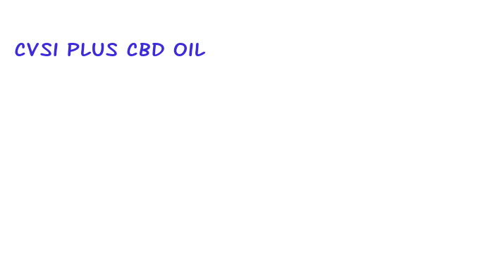 cvsi plus cbd oil