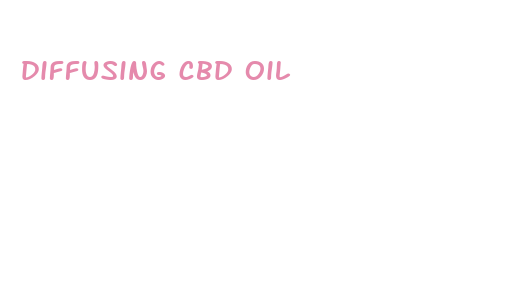 diffusing cbd oil