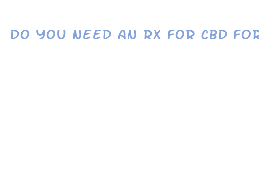 do you need an rx for cbd for dogs