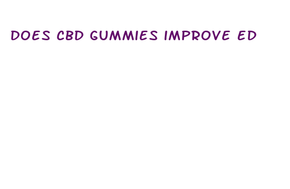 does cbd gummies improve ed