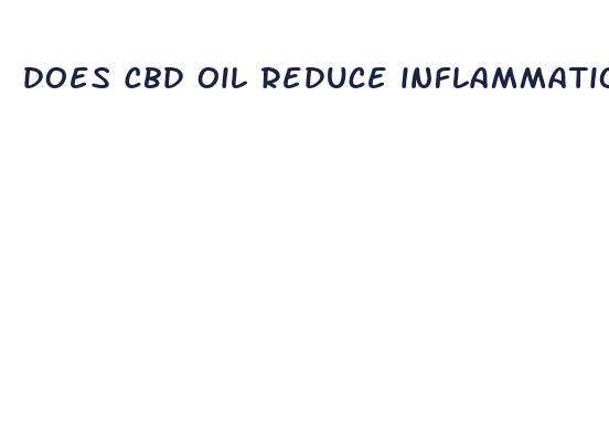 does cbd oil reduce inflammation