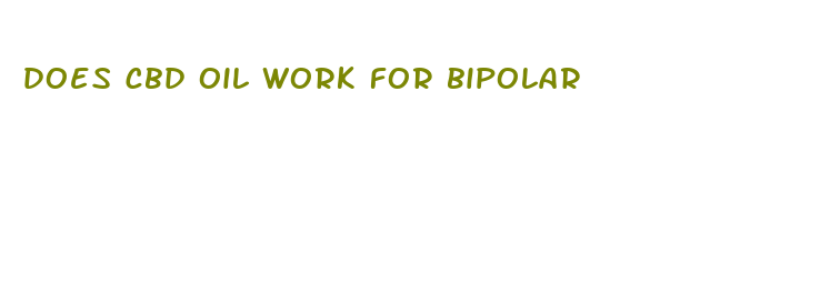 does cbd oil work for bipolar