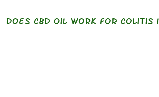 does cbd oil work for colitis in dogs