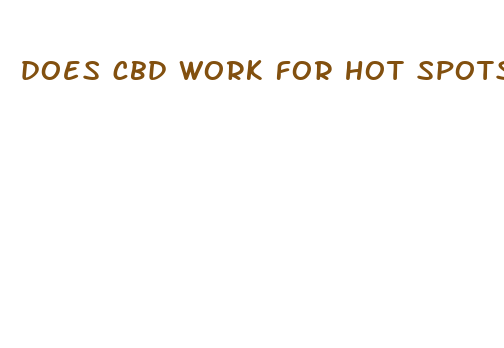 does cbd work for hot spots on dogs