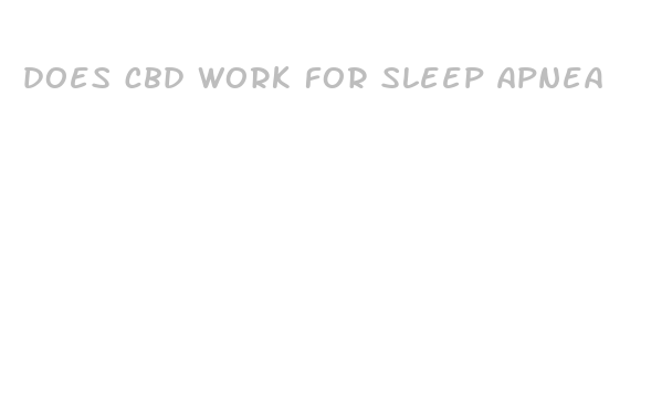 does cbd work for sleep apnea