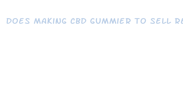 does making cbd gummier to sell require fda approval