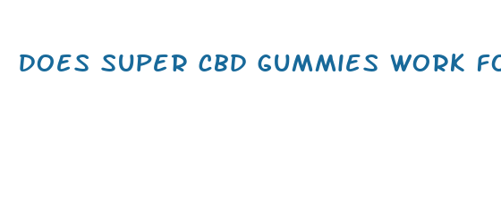 does super cbd gummies work for hair loss