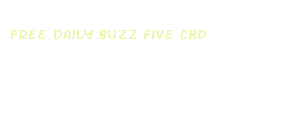 free daily buzz five cbd