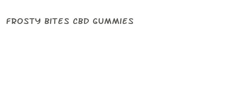 frosty bites cbd gummies