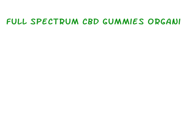 full spectrum cbd gummies organic