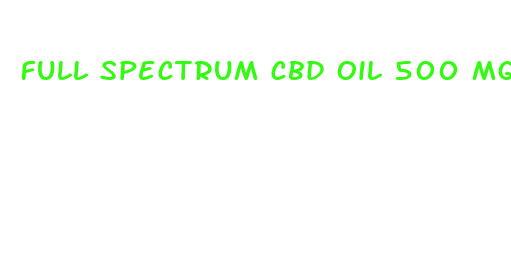 full spectrum cbd oil 500 mg joint