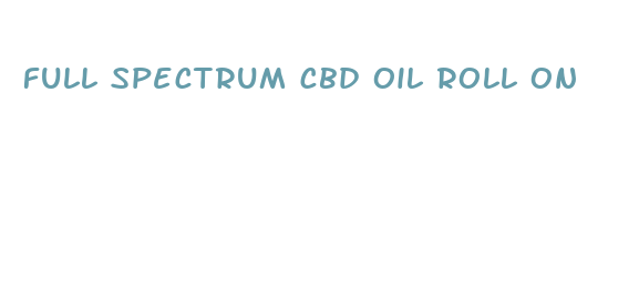 full spectrum cbd oil roll on